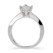 Camilla Pear Cut Solitaire Engagement Ring Setting - Nivetta